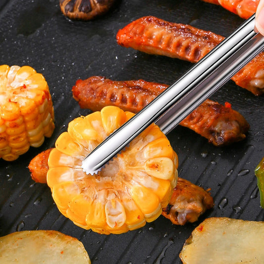 Stainless Steel Kitchen BBQ Tongs